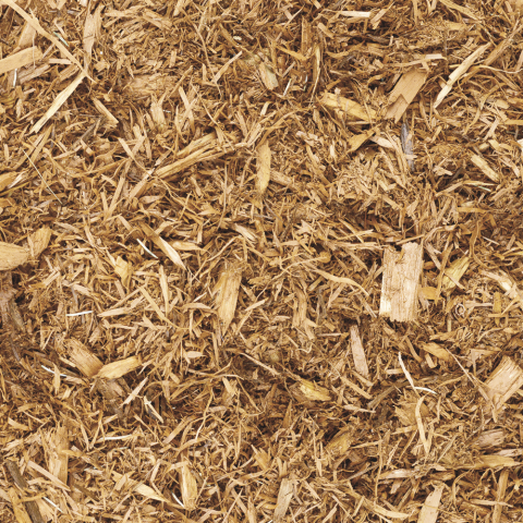 Natural Shredded Pine Mulch