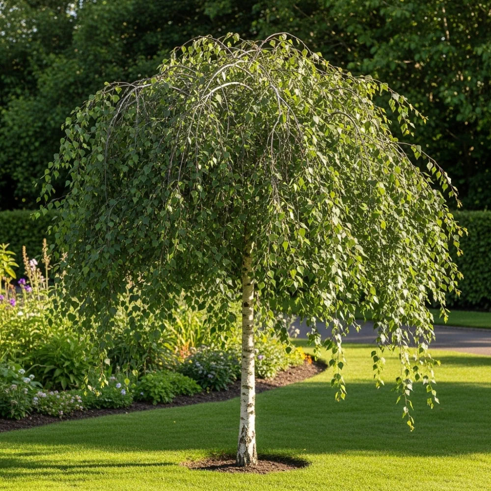 Birch - youngs weeping 50mm WB